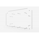 Aan de wand bevestigd aluminium spanframe voor reclamebanners op afstand (Klemp) Aan de wand bevestigd aluminium spanframe voor reclamebanners op afstand (Klemp)