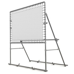 Freistehender Banner Aluminium Spannrahmen (Klemp)