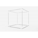 Cube publicitaire Bannière aluminium Cadre de tension (Klemp) Cube publicitaire Bannière aluminium Cadre de tension (Klemp)