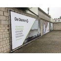 Aan de muur bevestigd aluminium spanframe voor reclamebanners (Klemp) Aan de muur bevestigd aluminium spanframe voor reclamebanners (Klemp)