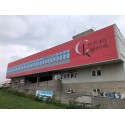 Aan de muur bevestigd aluminium spanframe voor reclamebanners (Klemp) Aan de muur bevestigd aluminium spanframe voor reclamebanners (Klemp)