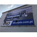 Aan de muur bevestigd aluminium spanframe voor reclamebanners (Klemp) Aan de muur bevestigd aluminium spanframe voor reclamebanners (Klemp)