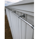 Aan de wand bevestigd aluminium spanframe voor reclamebanners op afstand (Klemp) Aan de wand bevestigd aluminium spanframe voor reclamebanners op afstand (Klemp)