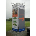 Werbewürfel Banner Aluminium Spannrahmen (Klemp) Werbewürfel Banner Aluminium Spannrahmen (Klemp)
