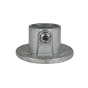 Łącznik ścienny - stopa okrągła Typ 10A, 21,3 mm, Ocynk (Klemp) Łącznik ścienny - stopa okrągła Typ 10A, 21,3 mm, Ocynk (Klemp)