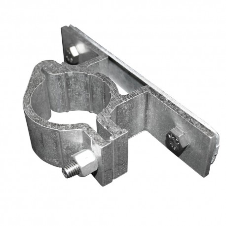 Abrazadera plegable de aluminio E, 48,3 mm, Aluminio (Klemp) - Abrazaderas de tubo redondas