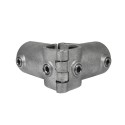 Add-On Corner With Trough Tube 90° Typ 20OE, 48,3 mm, Galvanized (Klemp)