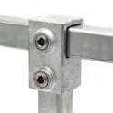 Pieza en T corta Typ 2S, 25 mm, Galvanizado (Klemp)