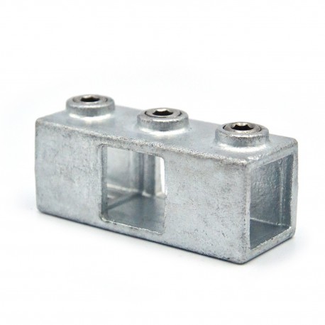 Krzyżak dwugniazdowy Typ 22S, 25 mm, Ocynk (Klemp) - Złącza kwadratowe Krzyżak dwugniazdowy Typ 22S, 25 mm, Ocynk (Klemp) - Złącza kwadratowe