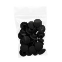 Kunststoff Schraubverschluss schwarz (25 Stück pro Beutel) - Typ 78DEF - 42,4-60,3 mm (Klemp)
