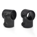 Kunststoff Schraubverschluss schwarz (25 Stück pro Beutel) - Typ 78DEF - 42,4-60,3 mm (Klemp)