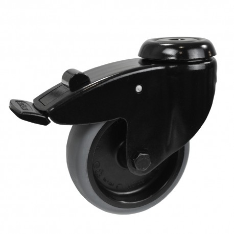 Schwenkrad Schwarz 100 mm (Klemp) - Zubehör für Rohrverbindungen Schwenkrad Schwarz 100 mm (Klemp) - Zubehör für Rohrverbindungen