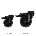Rueda giratoria de 100 mm (Klemp) Rueda giratoria de 100 mm (Klemp)