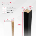 Lamas Estándar MDF 29x40 (Klemp) Lamas Estándar MDF 29x40 (Klemp)