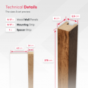 MDF Standard Slats 29x40 (Klemp) MDF Standard Slats 29x40 (Klemp)