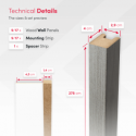 Lattes Standard MDF 29x40 (Klemp)