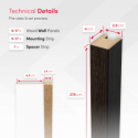 MDF Standaard Latten 29x40 (Klemp) MDF Standaard Latten 29x40 (Klemp)