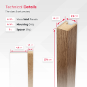 Lattes Standard MDF 29x40 (Klemp) Lattes Standard MDF 29x40 (Klemp)