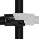Té pivotant réglable Typ 49B, 26,9 mm, Le noir (Klemp) Té pivotant réglable Typ 49B, 26,9 mm, Le noir (Klemp)