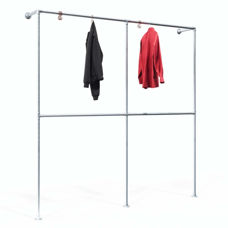 Percha Frankfurt - De pared - Galvanizada (Klemp) - Kits