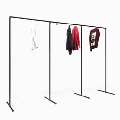 Appendiabiti Hanover - A libera installazione - Nero (Klemp)