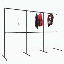 Appendiabiti Stoccarda - A libera installazione - Nero (Klemp)