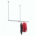 Wuppertal kledingstang - voor wandmontage - gegalvaniseerd (Klemp) Wuppertal kledingstang - voor wandmontage - gegalvaniseerd (Klemp)