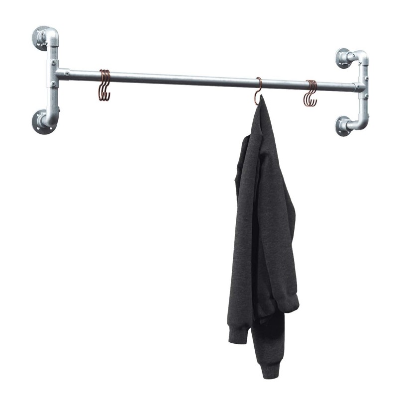 Augsburg kledingroede - voor wandmontage - gegalvaniseerd (Klemp) - Kits Augsburg kledingroede - voor wandmontage - gegalvaniseerd (Klemp) - Kits