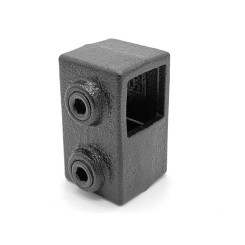 T-Stück kurz - 25 mm - Typ 02S-25-B (schwarz) (Klemp)