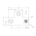 T-Stück, lang - 25 mm - Typ 04S-25-B (schwarz) (Klemp) T-Stück, lang - 25 mm - Typ 04S-25-B (schwarz) (Klemp)