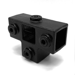 Side Outlet Tee Typ 24S, 25 mm, Black (Klemp)