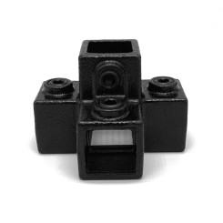 Four Socket Cross Typ 26S, 25 mm, Black (Klemp)