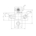 Kreuzstück für Stützrohr - 25 mm - Typ 26S-25-B (schwarz) (Klemp) Kreuzstück für Stützrohr - 25 mm - Typ 26S-25-B (schwarz) (Klemp)