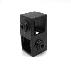 Crossover 90° Typ 28S, 25 mm, Black (Klemp)