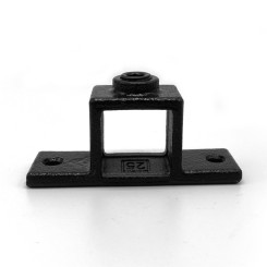 Ösenteil mit Doppellasche - 25 mm - Typ 56S-25-B (schwarz) (Klemp)