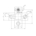 Kreuzstück für Stützrohr - 25 mm - Typ 26S-25 (Klemp) Kreuzstück für Stützrohr - 25 mm - Typ 26S-25 (Klemp)