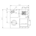 Eckstück durchlaufender Ständer mit lasche - 25 mm - Typ 21S-25 (Klemp) Eckstück durchlaufender Ständer mit lasche - 25 mm - Typ 21S-25 (Klemp)