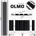 Pannelli murali premium OLMO - Nero (Klemp) Pannelli murali premium OLMO - Nero (Klemp)