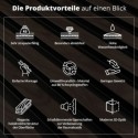 Premium Wandpaneele OLMO - Schwarz (Klemp) Premium Wandpaneele OLMO - Schwarz (Klemp)