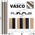 Premium wall panels VASCO - Oak Gold I (Klemp) Premium wall panels VASCO - Oak Gold I (Klemp)