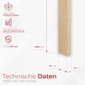 Lamele MDF Ażurowe 22x90 - Dąb naturalny - 10 sztuk (Klemp) Lamele MDF Ażurowe 22x90 - Dąb naturalny - 10 sztuk (Klemp)