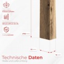 Mini Lattes MDF 16x30 - Chêne Wotan - 31 pièces (Klemp) Mini Lattes MDF 16x30 - Chêne Wotan - 31 pièces (Klemp)