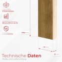 Lattes MDF autoportantes 22x70 - Chêne naturel - 10 pièces (Klemp) Lattes MDF autoportantes 22x70 - Chêne naturel - 10 pièces (Klemp)