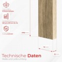 Listones de MDF independientes 22x70 - Roble Wotan - 10 piezas (Klemp) Listones de MDF independientes 22x70 - Roble Wotan - 10 piezas (Klemp)