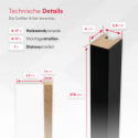 Lamas Estándar MDF 29x40 - Estera negra - 17 piezas (Klemp) Lamas Estándar MDF 29x40 - Estera negra - 17 piezas (Klemp)