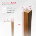 MDF Standaard Latten 29x40 - Bergense eik - 17 stuks (Klemp) MDF Standaard Latten 29x40 - Bergense eik - 17 stuks (Klemp)