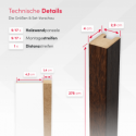 Lattes Standard MDF 29x40 - Noyer Rustique - 17 pièces (Klemp) Lattes Standard MDF 29x40 - Noyer Rustique - 17 pièces (Klemp)