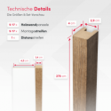 MDF Standard Slats 29x40 - Sonoma Oak - 17 pieces (Klemp) MDF Standard Slats 29x40 - Sonoma Oak - 17 pieces (Klemp)