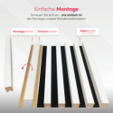 MDF Standard Slats 29x40 - Sonoma Oak - 17 pieces (Klemp) MDF Standard Slats 29x40 - Sonoma Oak - 17 pieces (Klemp)