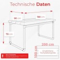 Telaio da tavolo Villach Nero (Klemp) Telaio da tavolo Villach Nero (Klemp)